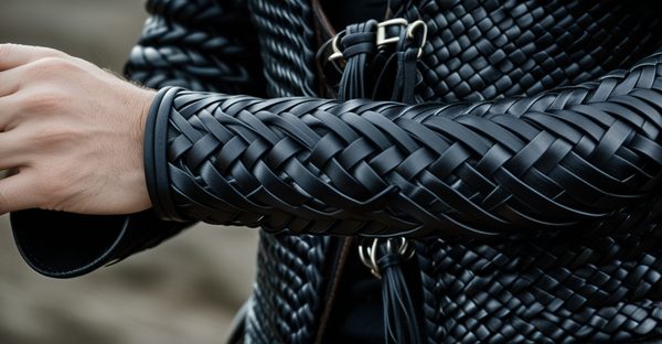 Plongez dans l'univers chic de dragon diffusion en cuir tressé